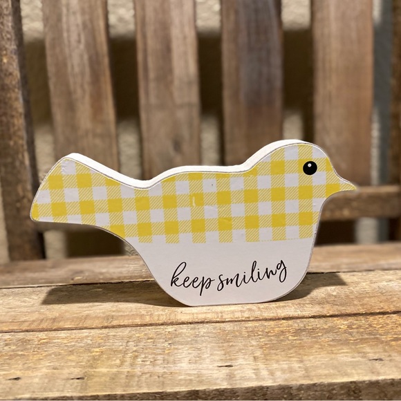 Bird Decor For Tier Trays, Bird Tabletop Wood Signs Set Of 3, Shelf Bird Decor - Picture 5 of 16